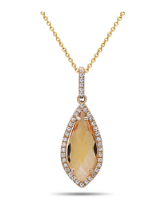 14kyg-0.10ctw-br-dia-1.13ctw-marquise-citrine-halo-pendant