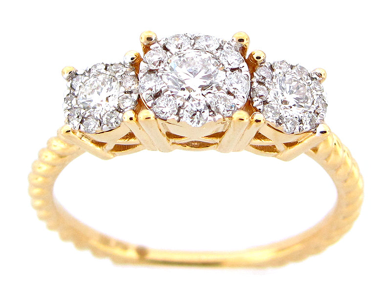 18kyg-0.55ctw-br-dia-3-stone-clusters-with-twisted-shank-fashion-ring
