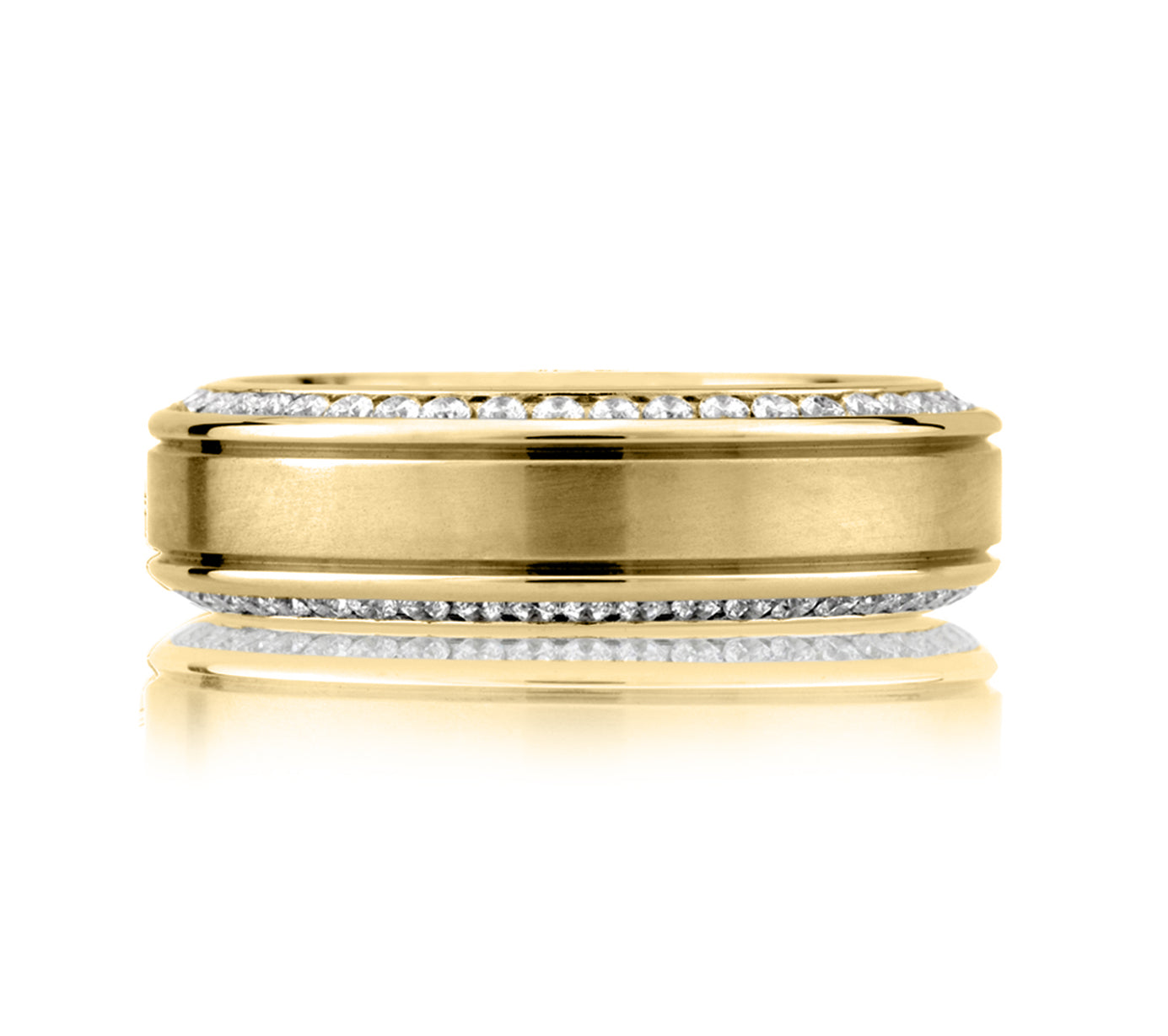 14kwg-1.13ctw-br-dia-eternity-sides-brushed-center-and-polished-edges-mens-band----size-11