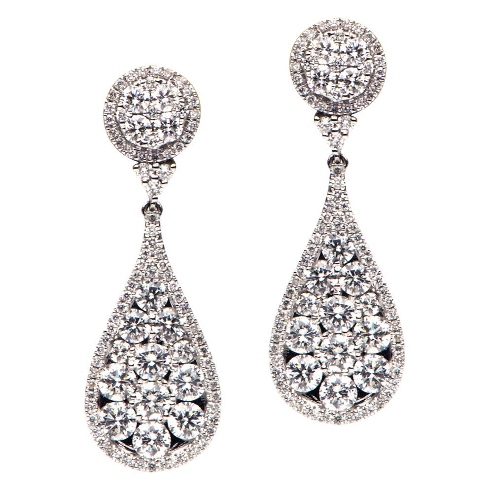 18kwg-2.67ctw-br-dia-ps-cluster-halo-drop-earrings