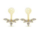 14kyg-0.34ctw-br--dia-marquise-shape-peek-a-boo-earrings----serial-no:s1407655