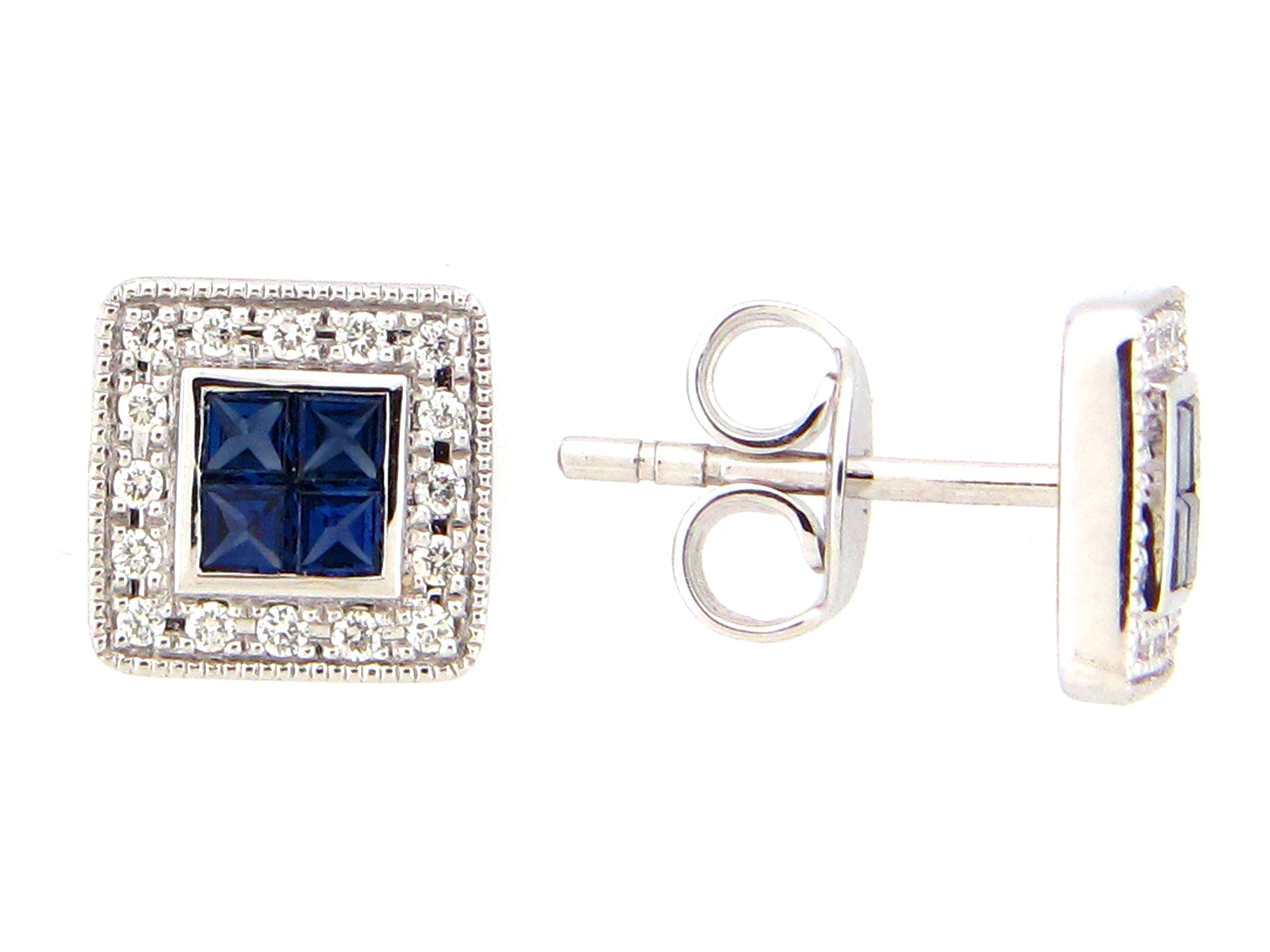 14kwg-0.46ctw-blue-sapphire-abd-0.16ctw-br-dia-halo-milgrain-earrings
