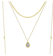 14kyg-0.17ctw-br-dia-3-strand-teardrop-dia-pave-drop-necklace---serial#s1623956