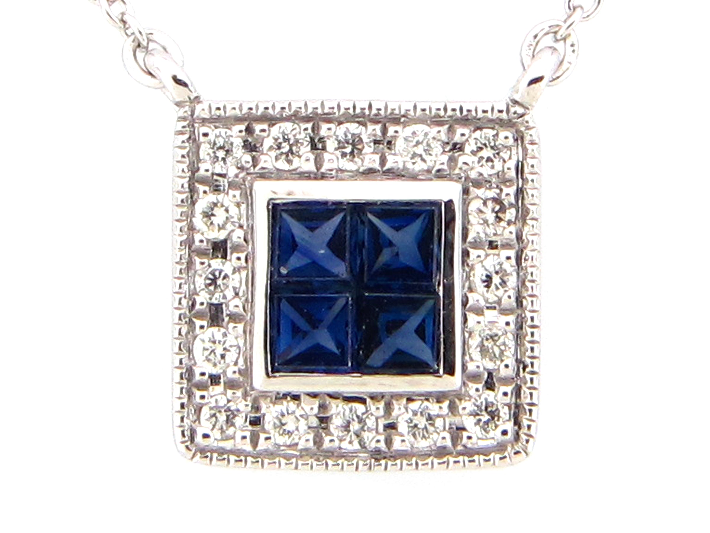 14kwg-0.24ctw-blue-sapphire-and-0.08ctw-br-dia-halo-milgrain-pendant-necklace