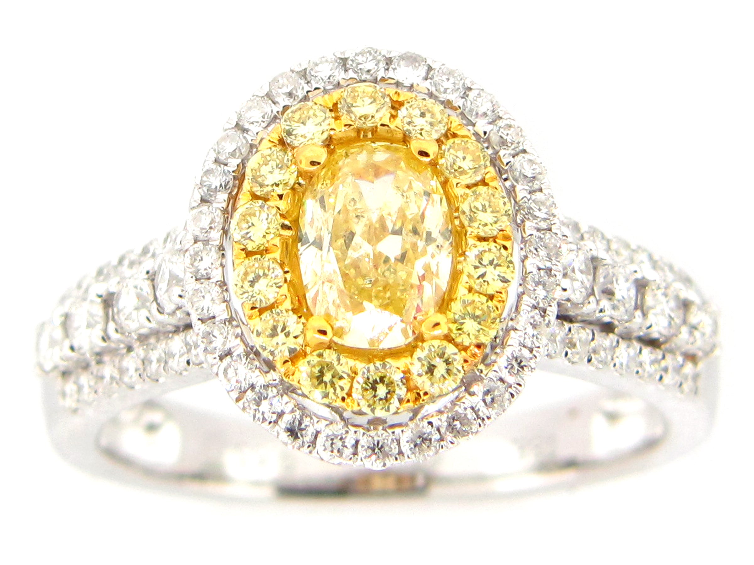 18kwg-0.90ctw-br-dia-and-0.65ctw-yellow-br-and-ov-dia-center-stone