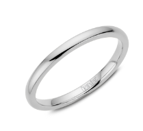 14kwg-women-dome-band-3mm--high-polish--size-6