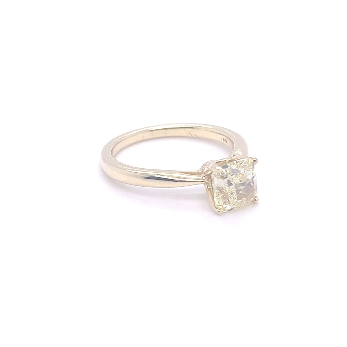8KYG 1.70 CT CUS FY- I1 1  SOLITAIRE ENG RING GIA# 1176721773