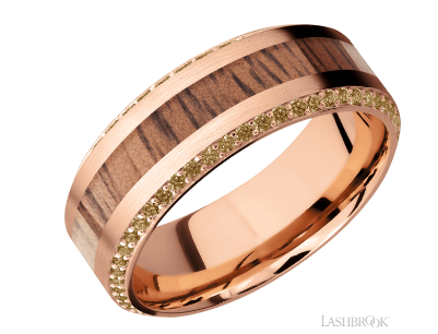 14k-rose-gold-8.5mm-high-beveled-edge-band-with-one-inlay-that-is-4.5mm-wide-of-hardwood.-with-eter