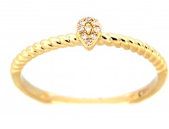 14kyg-0.03ctw-br-dia-ps-pave-cntr-w-braided-shank-ring