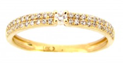 14kyg-0.23ctw-br-dia-two-row-band-w-cntr-stone-ring