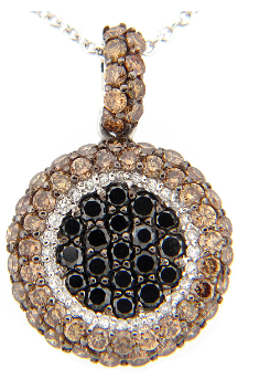 14kwg-1.25ctw-br-blk,-brwn,-and-wht-dia-pave-dbl-halo-pendant