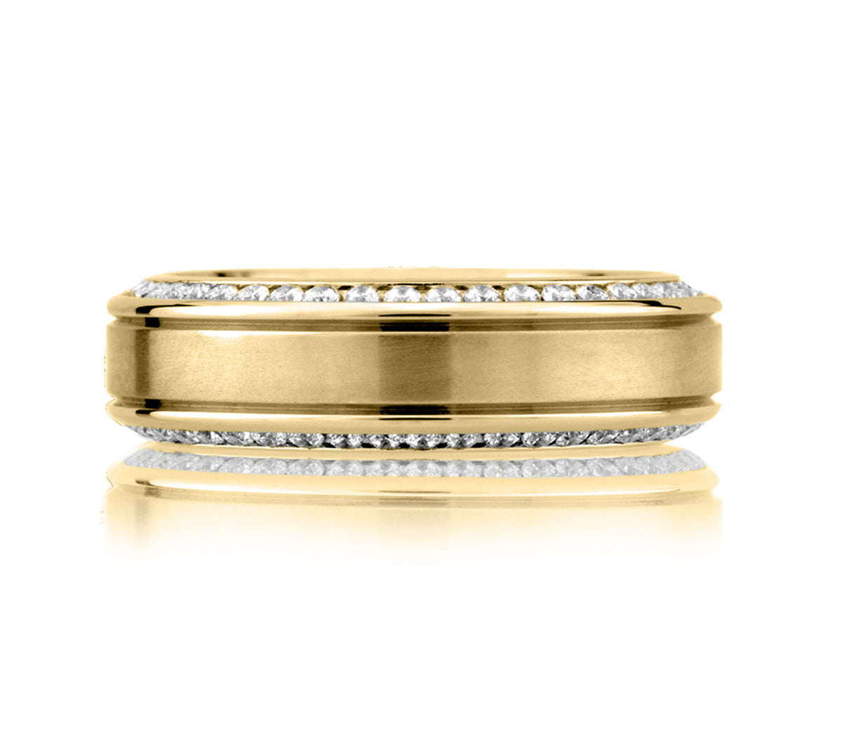 14kwg-1.13ctw-br-dia-eternity-sides-brushed-center-and-polished-edges-mens-band----size-11