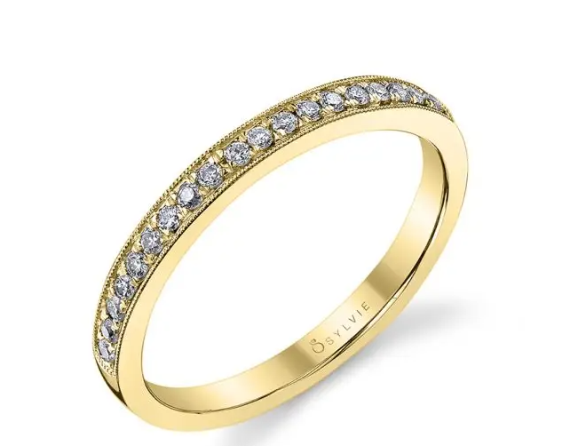 14kyg-0.17ctw-br-dia-milgrain-wedding-band