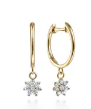 14kyg-0.15ctw-br-dia-huugie-hoop-with-pave-dia-star-drop-earrings----serial#s1623967