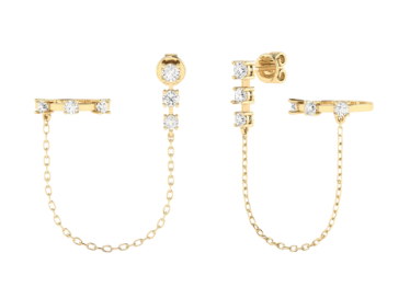 14kyg-1.00ctw-br-lab-dia-orbit-chain-cuff-earrings