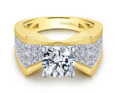 14kw&yg-br-0.55ctw-dia-bow-eng-ring.--serial-s#1074500---head-size-7.4