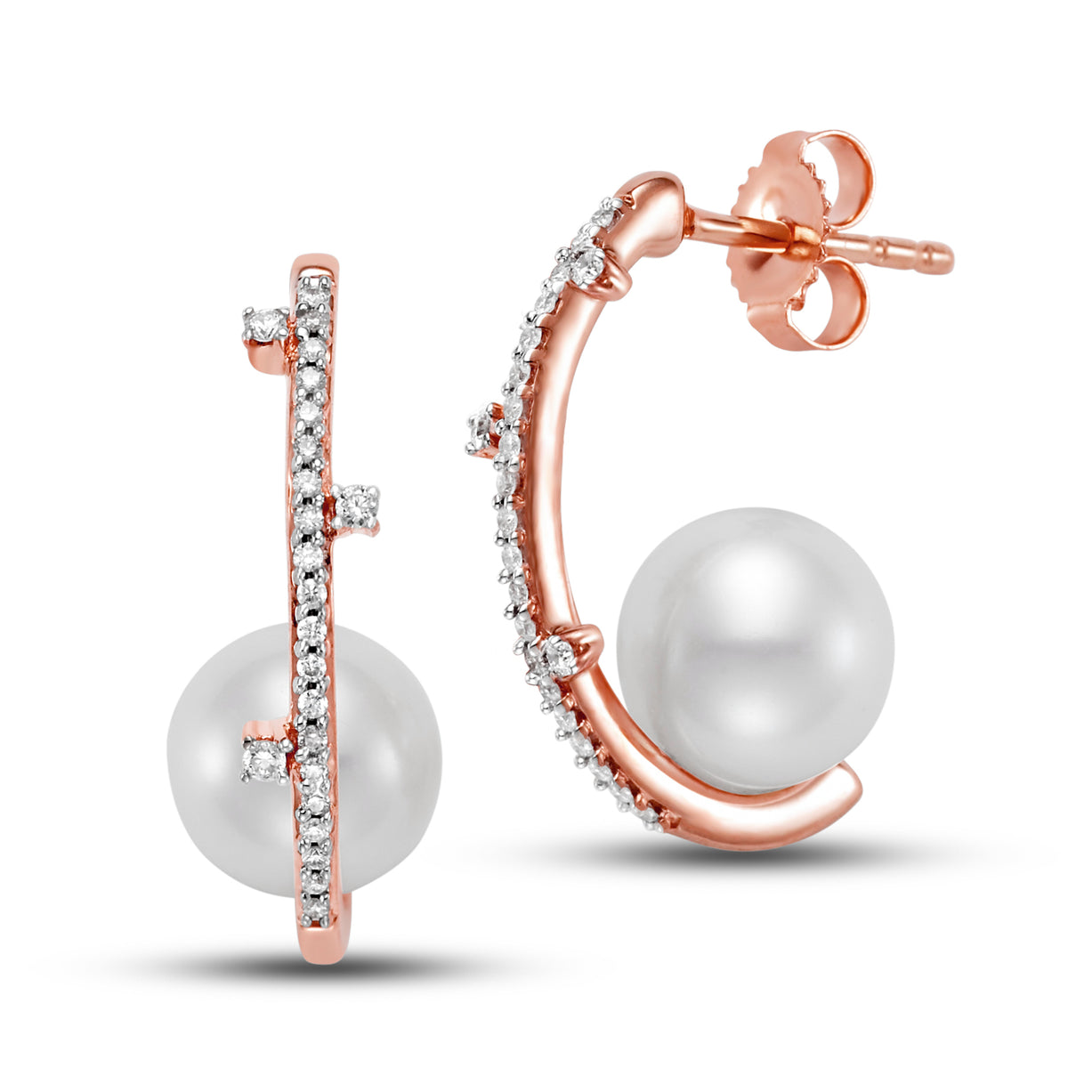 14krg-br-0.15ct-dia/--7.5-8mm-fresh-water-pearl-scattered-dia-hoop-earrings