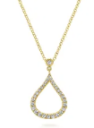 14kyg-0.24ctw-br-dia-pave-open-teardrop-pendant-necklace----serial#-s791485