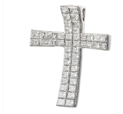 18kwg-pr-channel-cross-pendant-46-pr-2.77ctw--14kwg-1.1mm-dc-cable-chain-18"