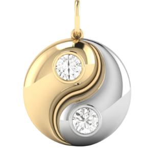14kw/yg-1.00ctw-br-lab-dia-bezel-set-yin-&-yang-pendant