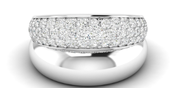 14kwg-7.00ctw-br-lab-dia-pave-domed-w-high-polish-fashion-ring