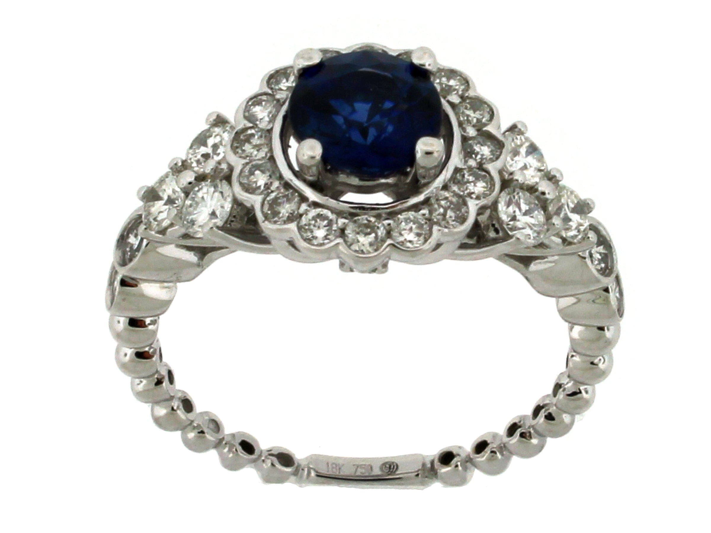 18kwg-0.86ctw-br-dia-1.04ctw-sapphire-center-halo-flower-desgn-ring