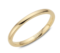 14yg-women-dome-band-4mm--high-polish--size-4