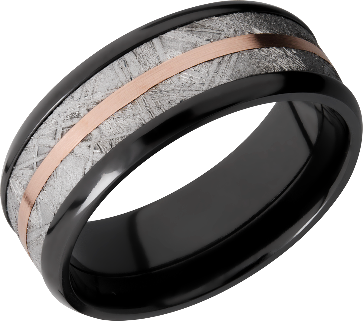 black-zirconium-8mm-beveled-edge-band-with-one-inlay-that-is-5mm-wide-of-a-mosaic-material.-(ns)-=