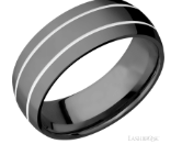 zirconium-8mm-wide-domed-band-with-two,-.5mm-silver-grooves-mens-band-bead/polish-silver-groov