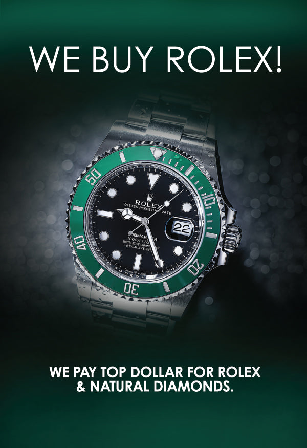 We Buy Rolex and Natural Diamonds!