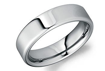 TUNGSTEN CARBIDE GREY 6MM-2.2MM ALL HIGH POLISH